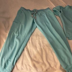 Light blue FIGS scrubs